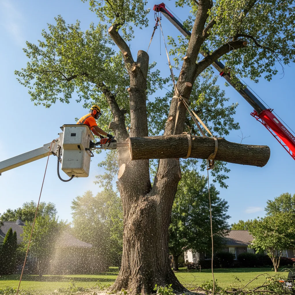 large tree removal square