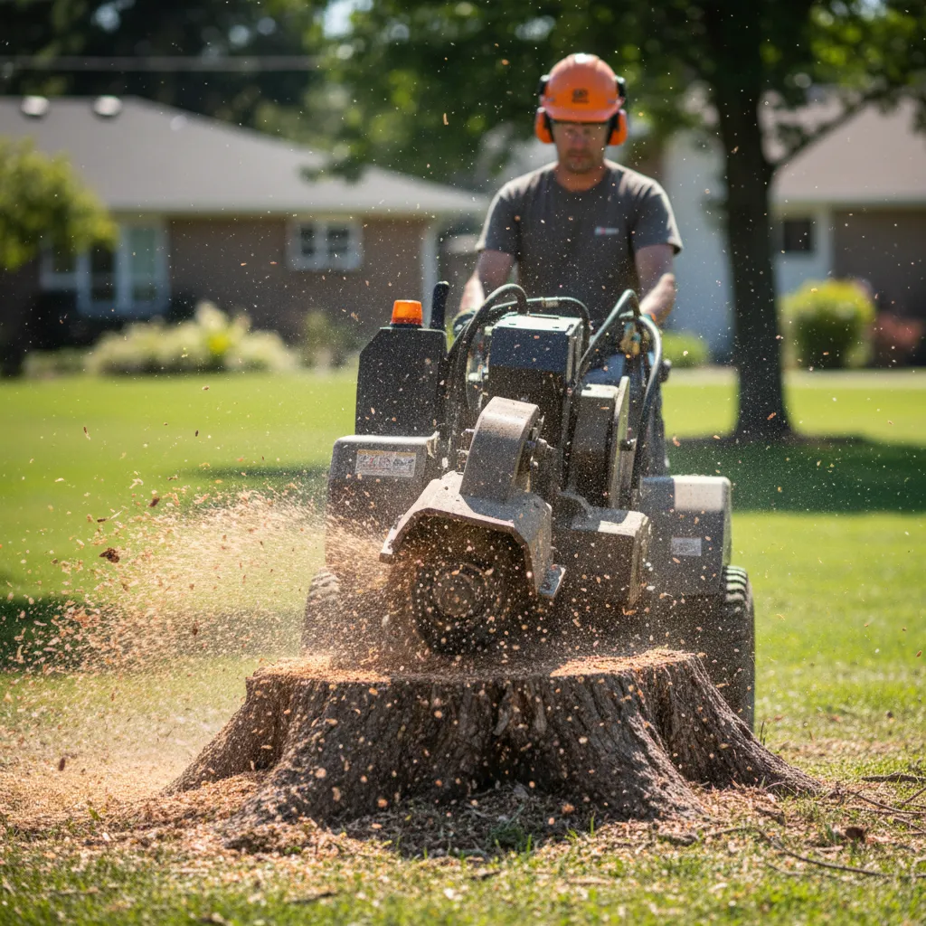 stump grinding square